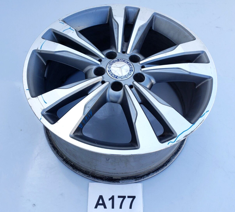 ✅ 2010-2014 OEM Mercedes C207 E350 Alloy Wheel Silver Rim 8.5Jx18H2 ET49 NOTE*