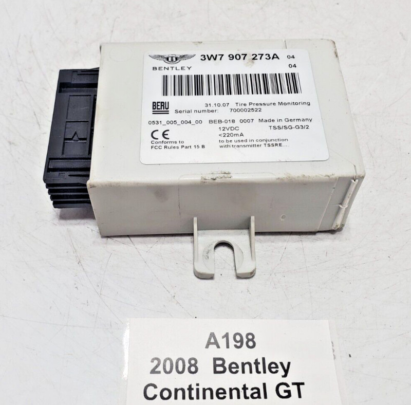 ✅ 06-12 OEM Bentley Continental GT Tire Pressure Monitoring System TPMS Module