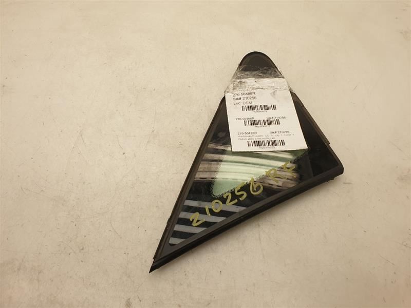11-19 TOYOTA SIENNA LE 3.5L PASSENGER SIDE FRONT PILLAR GLASS WINDOW