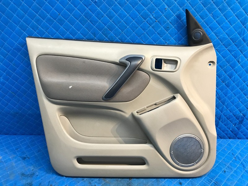 01-03 Toyota Rav 4 Rav4 Front Left Driver Door Trim Panel OEM Beige