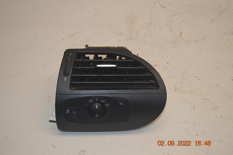 2006-2010 BMW M6 DASHBOARD HEADLIGHT FOG LAMP SWITCH W/ AIR VENT GRILL OEM