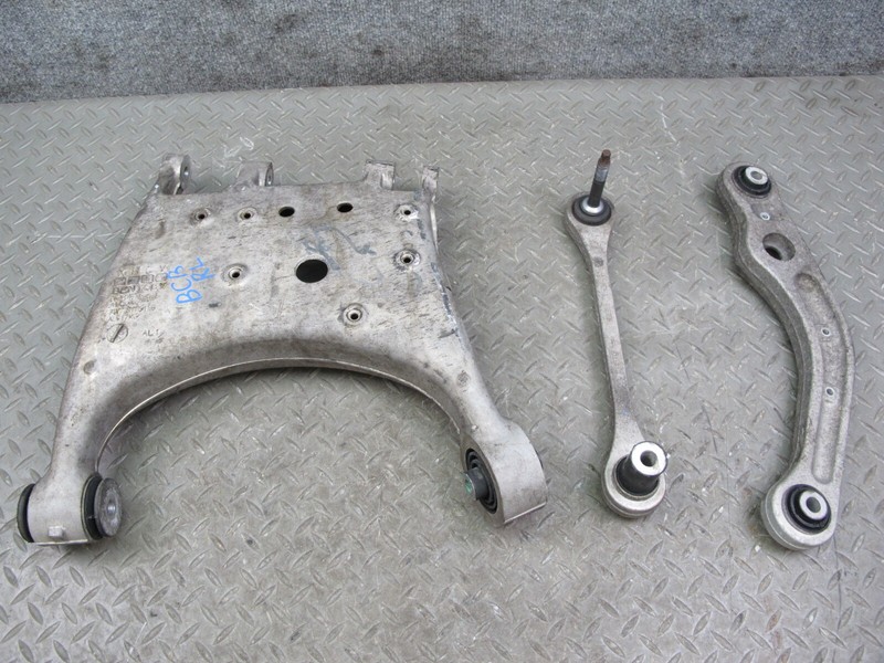 03-10 BENTLEY CONTINENTAL GT GTC REAR LEFT SUSPENSION LOWER CONTROL ARM SET 37K