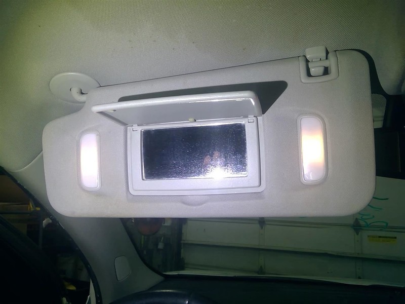 Driver Left Sun Visor Fits 10-17 EQUINOX 1754093