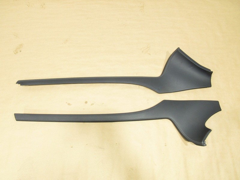 13-19 Mercedes SL550 R231 2013 Front Center Console Cover Panel Trim Set 2 PCS ;