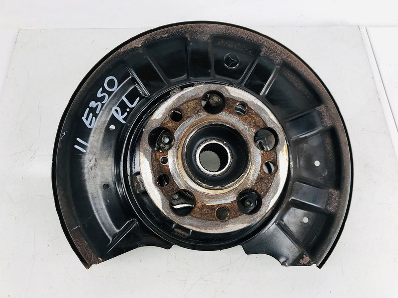 10-16 MERCEDES BENZ E350 4MATIC REAR LEFT SIDE SPINDLE KNUCKLE WHEEL HUB OEM
