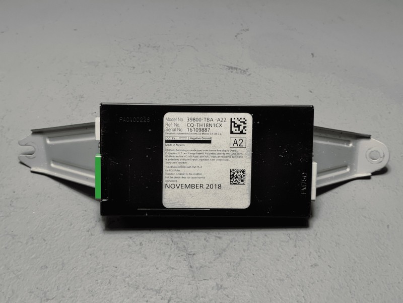 HONDA CIVIC 2016-2021 AM FM RADIO RECEIVER TUNER CONTROL MODULE UNIT OEM