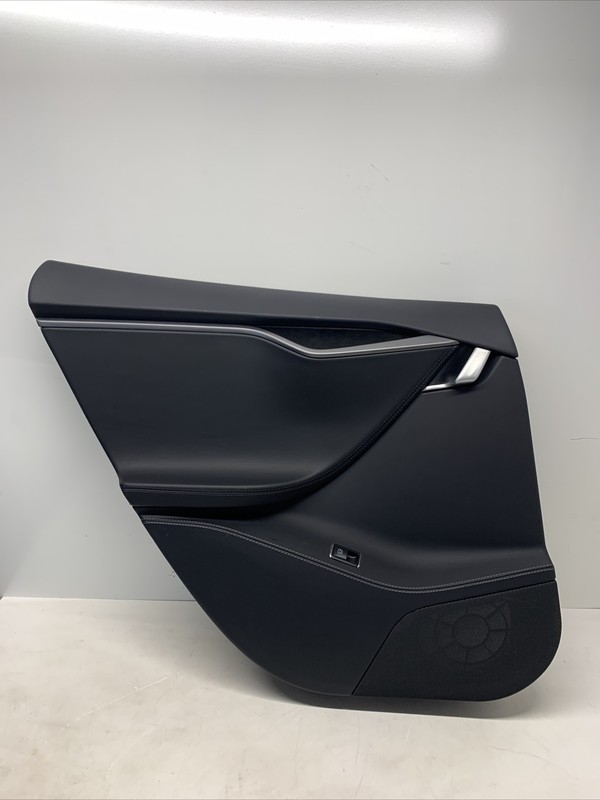 2018 Tesla Model S Rear Left Door Panel Black 6006133-51-L 3135 C1