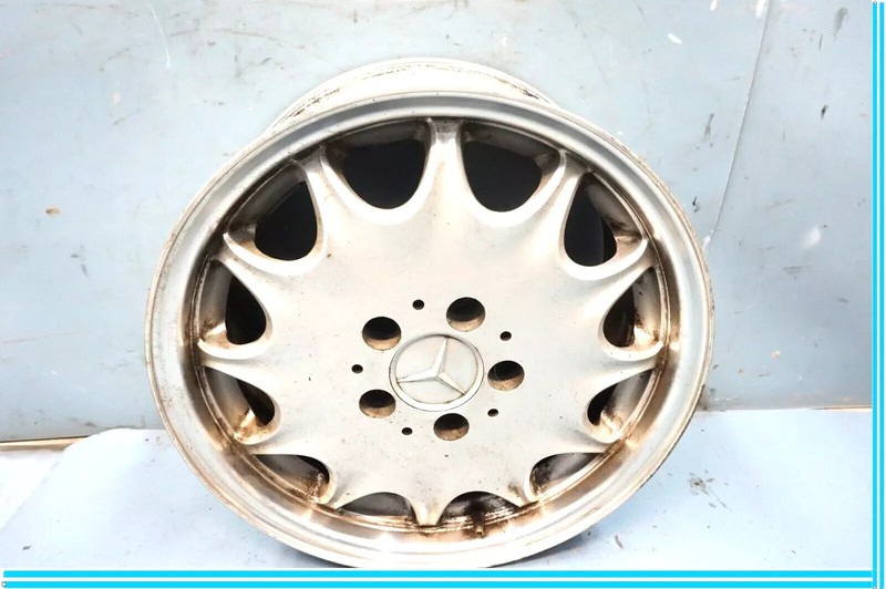 Mercedes R129 SL320 SL500 SL600 8 x 16 16" Wheel Rim Silver 1294010702 OEM