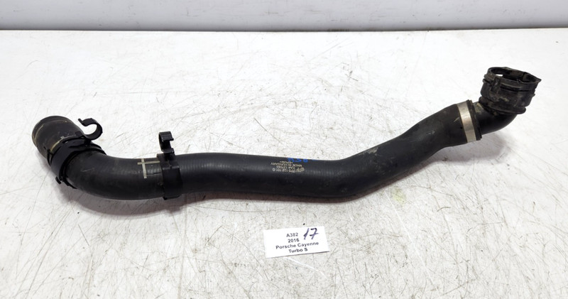 ✅ 11-18 OEM Porsche Cayenne Turbo 958 4.8L Engine Radiator Coolant Hose Pipe