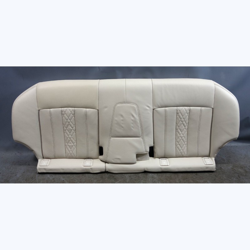 2017-2023 BMW G30 5-Series Sedan Rear Seat Bottom Cushion Ivory White Nappa OEM