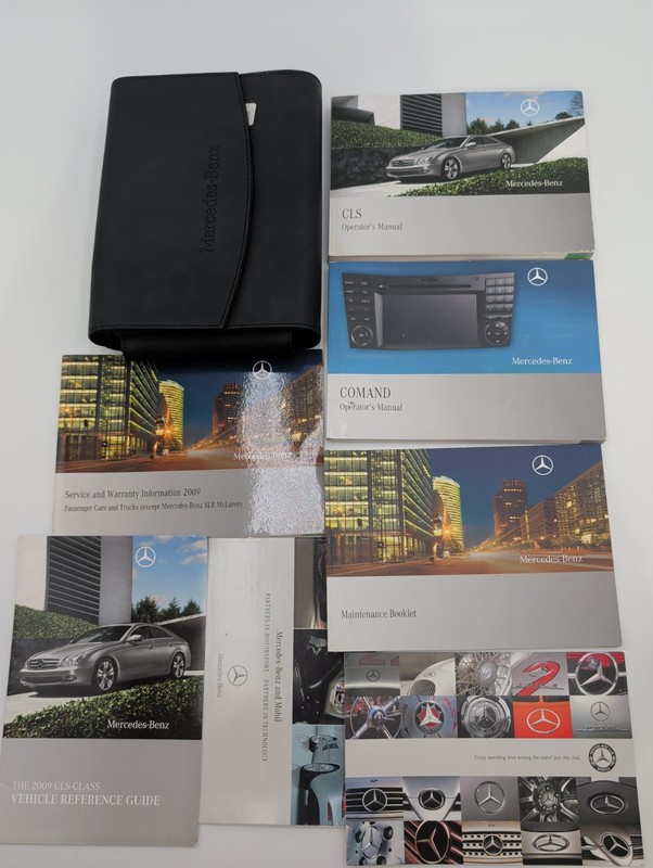 2009 MERCEDES BENZ CLS CLASS CLS550 CLS63 MODELS Owners Manual SET OEM W CASE