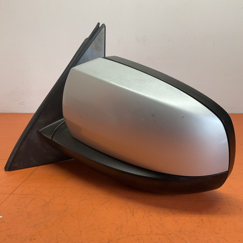 607095 | 2010 - 2013 BMW X5 DRIVER LEFT SIDE VIEW DOOR MIRROR CAMERA SILVER OEM