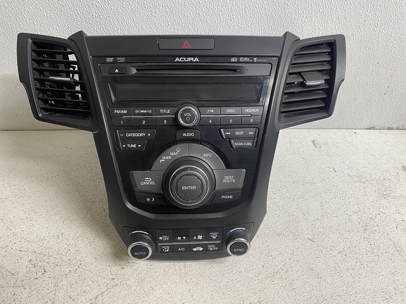2013-2015 Acura RDX Technology Model Radio Stereo Navigation GPS Navi Menu Oem