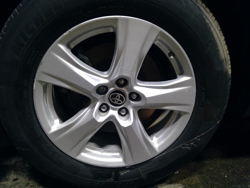 Rim Wheel 18x8 Alloy 5 Spoke Painted Silver Fits 20-25 HIGHLANDER 1780635