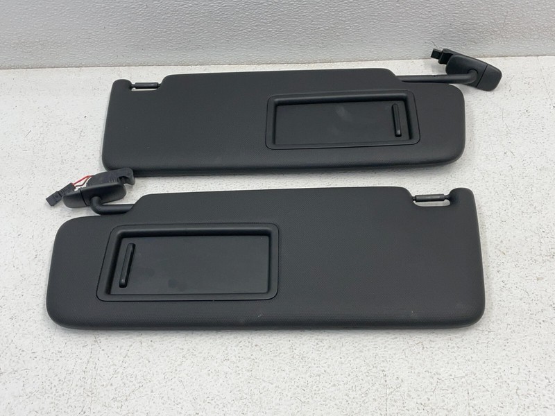 2020-2024 Audi A5 Sportback Front Left & Right Sunvisor Visor Set Black 1556 OEM