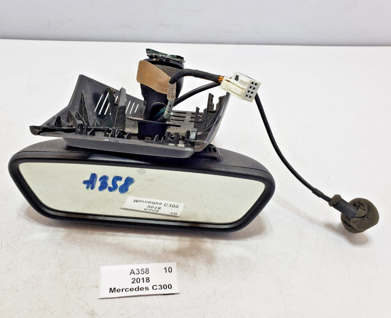 ✅ 17-18 OEM Mercedes C300 A205 Convertible Interior Rear View Mirror W/ Cover