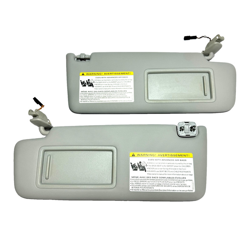 📌 2015-2016 AUDI A3 LEFT & RIGHT INTERIOR SUN VISOR GRAY 8W0-857-551 OEM