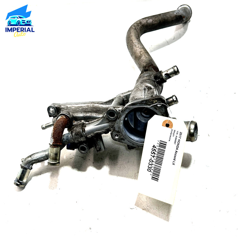 2018-2020 HONDA ACCORD 1.5L WATER COOLANT THERMOSTAT HOUSING CASE OEM