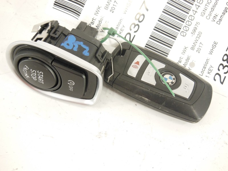 2013-2018 BMW 320i Ignition W/ Key Start Button OEM