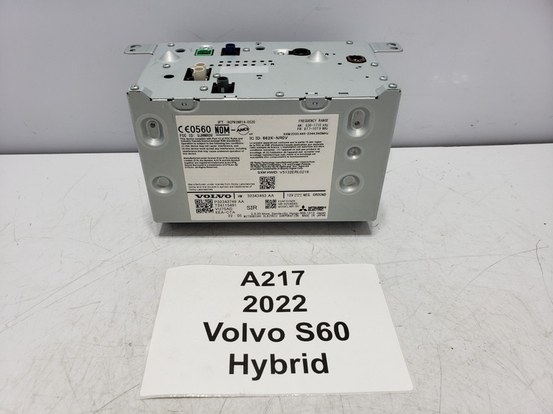 ✅ 19-23 OEM Volvo S60 Audio Radio Infotainment Head Unit Receiver