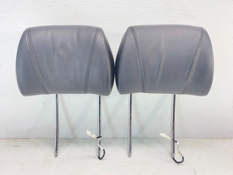 11-18 BMW F06 F12 F13 6 Series Front Active Seat Headrest Black Leather Set OEM✅