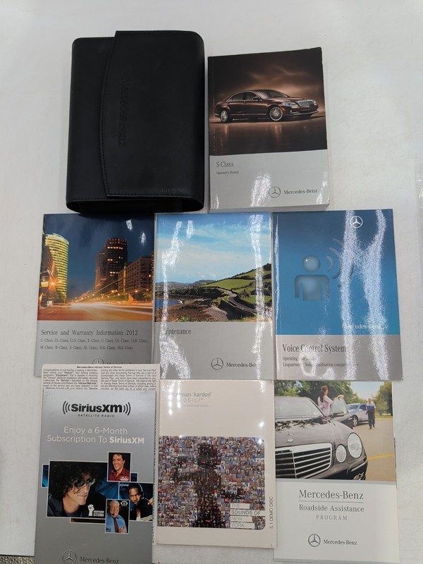 2012 MERCEDES-BENZ S-CLASS OWNERS MANUAL S450 S450L S560 S560 S600 S63 S65 AMG