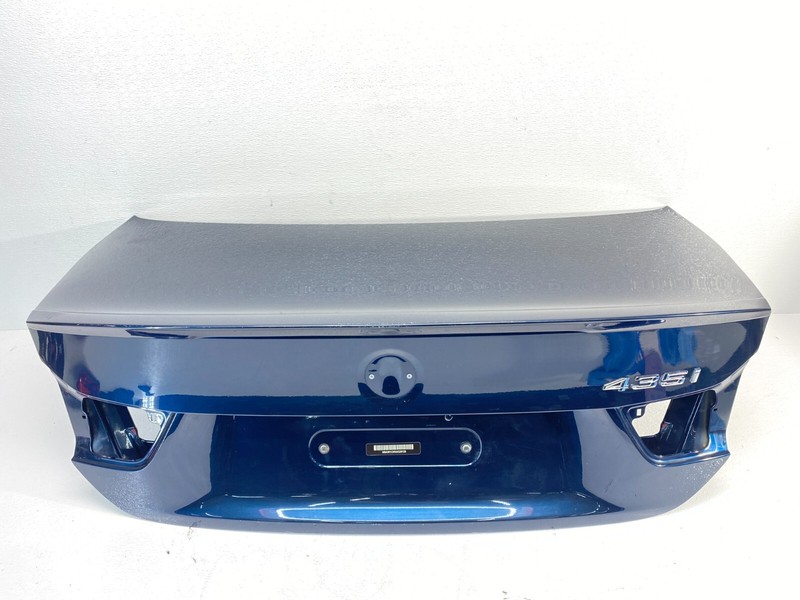 14-20 BMW F32 4 Series Coupe Rear Trunk Lid Boot Shell Panel Metallic Blue OEM✅