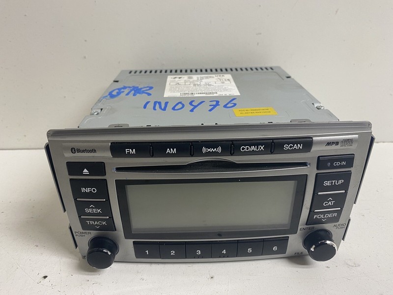 2010-2012 Hyundai Santa Fe NON-NAV Radio Stereo 2 DIN Disc CD Player 96180-0W500