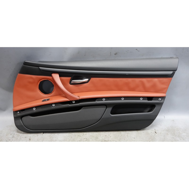 08-13 BMW E92 E93 M3 2dr Interior Right Passenger Door Panel Fox Red Leather OEM
