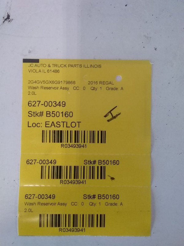 Wash Reservoir Fits 14-20 IMPALA 3493941