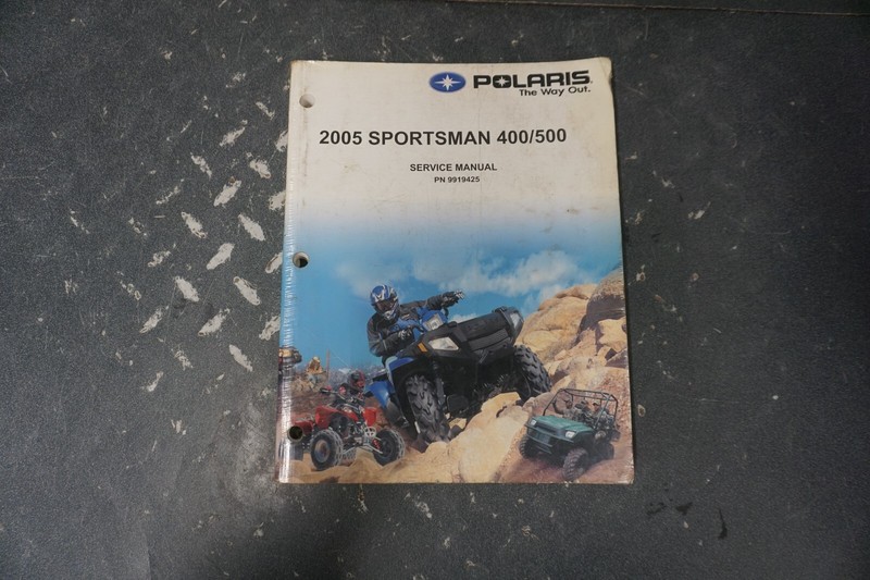 Polaris ATV Four-Wheeler OEM 2005 Sportsman 400/500 Service Manual 9919425
