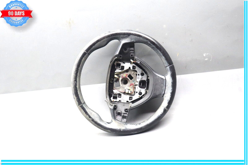09-15 BMW 750Li 750i 740i F01 F02 Leather Steering Wheel Black 32336790891 Oem
