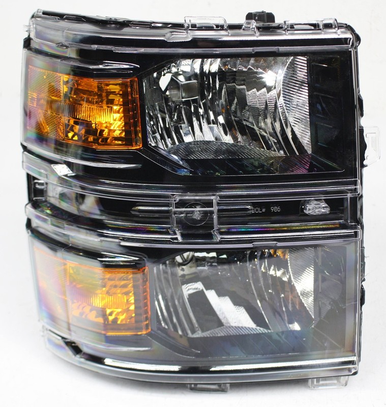 OEM Headlamp For Chevy Silverado 4500, 5500, 6500 HD 4078318C91 without Trim