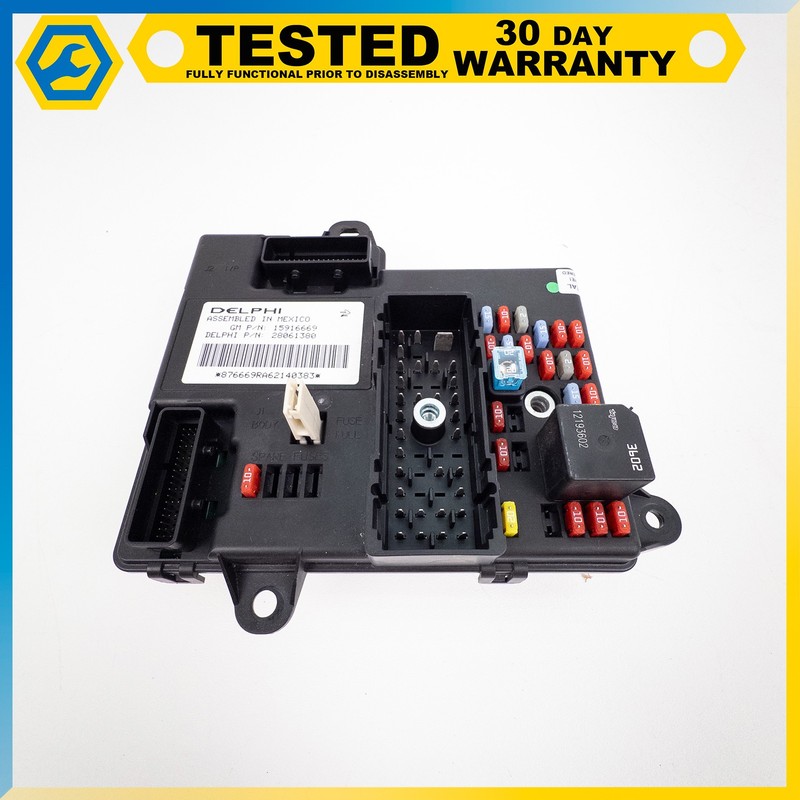 2006 CHEVROLET CORVETTE C6 BCM BODY CONTROL MODULE FUSE BOX OEM