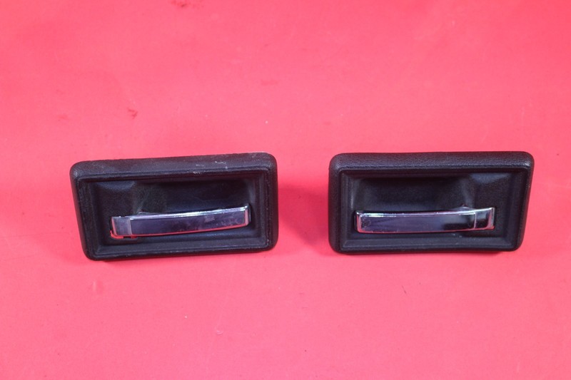 1970-1974 Firebird Camaro Trans Am Door Handles w/ Full Body Trims *used* Black