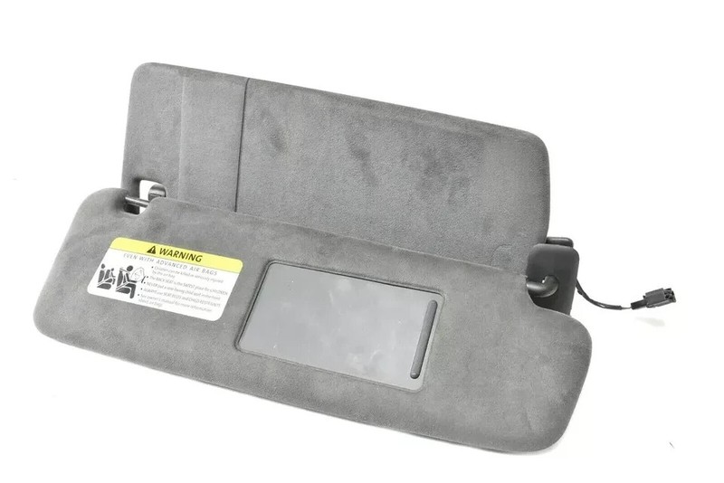 11-14 Porsche Cayenne 958 Hybrid S Sun Visor Sunvisor Front Right Side Black OEM