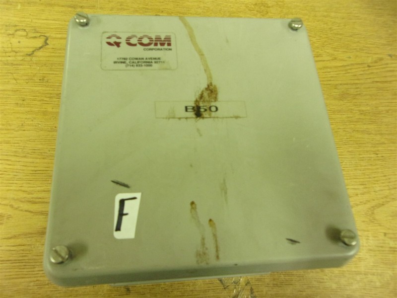 QCom Vynco Vynckier Industrial Control Panel Enclosure VJ RVJ E-54315 "F"