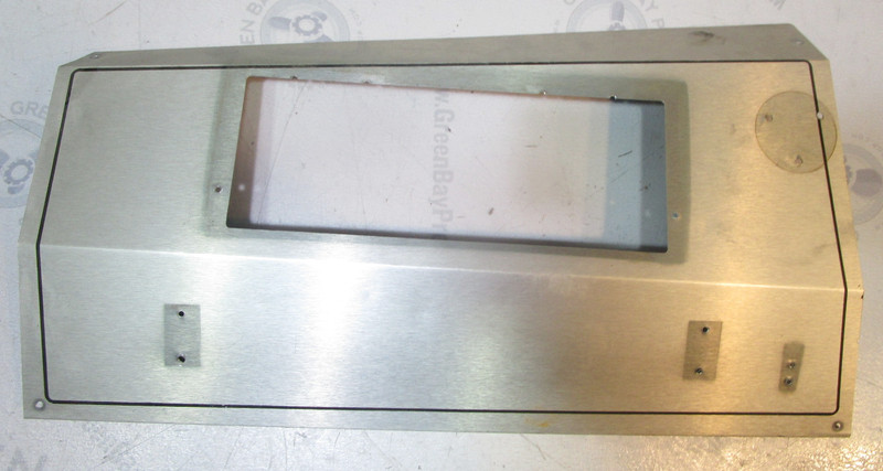 1984 Rinker V180 Marine Boat Dashboard Glove Box Panel Brushed Metal 23"