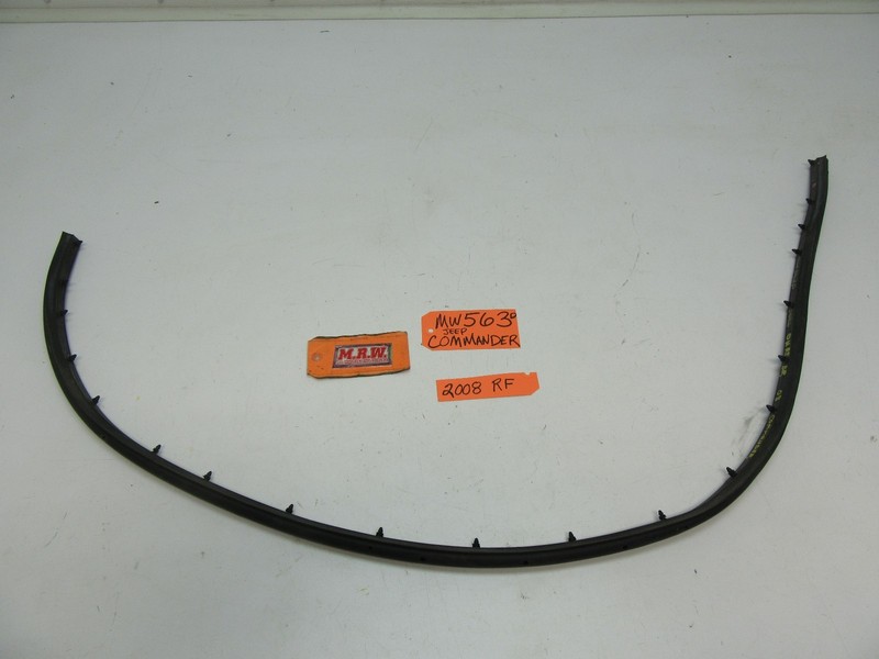 fits 06-10 JEEP COMMANDER PASSENGER FRONT DOOR RUBBER SEAL STRIP MOLDING CLIPS