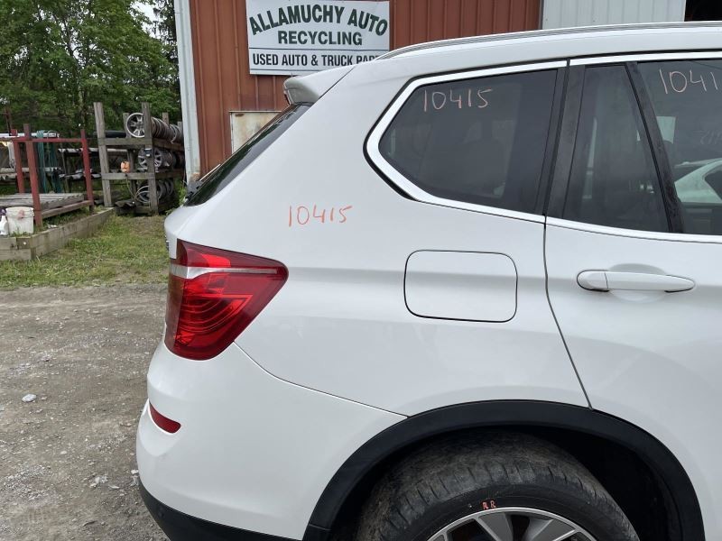 11-17 BMW X3 RIGHT QUARTER PANEL APLINE WHITE PC: 300U 2.0L AWD 113K XLINE 46887