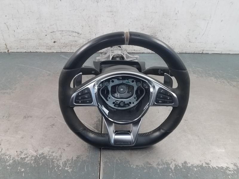 2017 Mercedes AMG C 63 S Steering Wheel / Column / Paddles #3490 C5