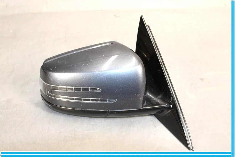 10-16 Mercedes W212 E350 E550 Front Right Side Rear View Door Mirror Gray OEM