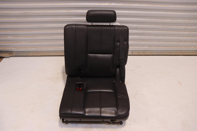 2007-2014 GMC YUKON REAR 3RD THIRD ROW LEFT SIDE SEAT LEATHER BLACK OEM