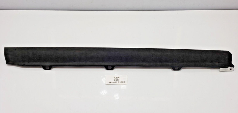 ✅ 16-23 OEM Tesla Model X Rear Left Driver Falcon Door Middle Alcantara Black*