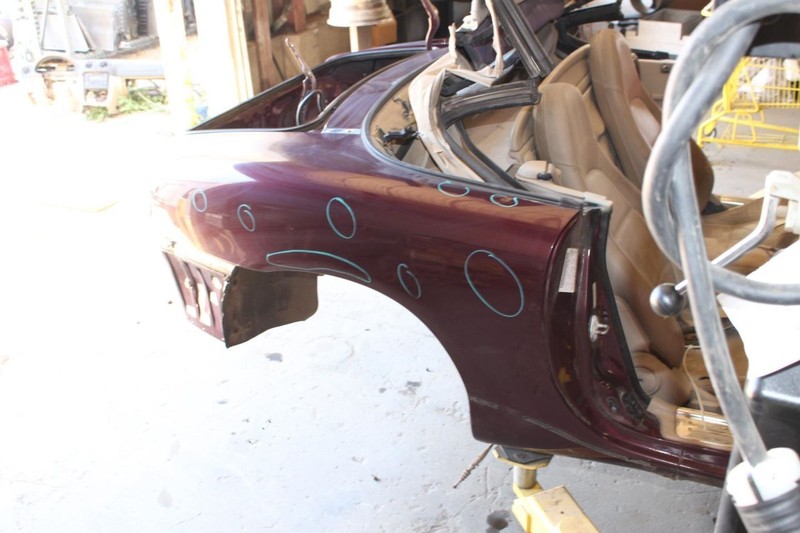 99-00 Mazda Mx-5 Miata NB Passenger Right Rear Quarter Panel