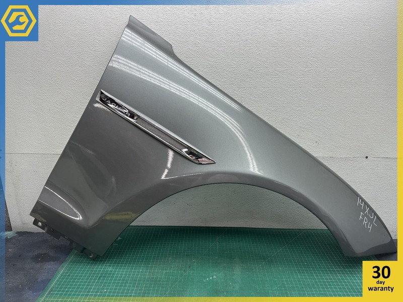 10-19 JAGUAR XJ XJR FRONT RIGHT PASSENGER SIDE FENDER WING Gray OEM
