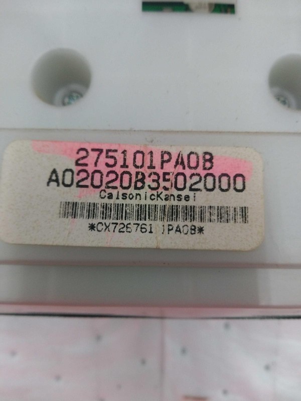 2013 Nissan NV1500 A/C Selector Switch OEM Black 275101PA0B Used 197K Miles