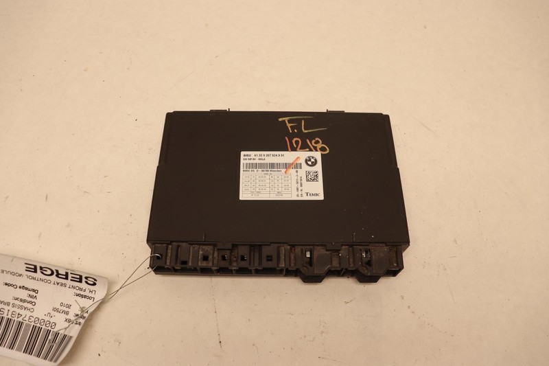 2007-2010 BMW 750I F01 F02 FRONT LEFT DRIVER SIDE SEAT CONTROL MODULE UNIT OEM