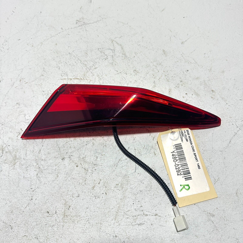 Rear Right / Passenger Side Inner Tail Light Lamp Honda Civic 2016-2021 OEM