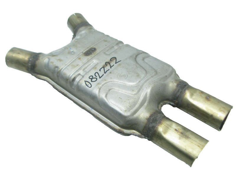 11-16 BMW F10 535i EXHAUST MUFFLER RESONATOR CENTER SILENCER OEM 082222